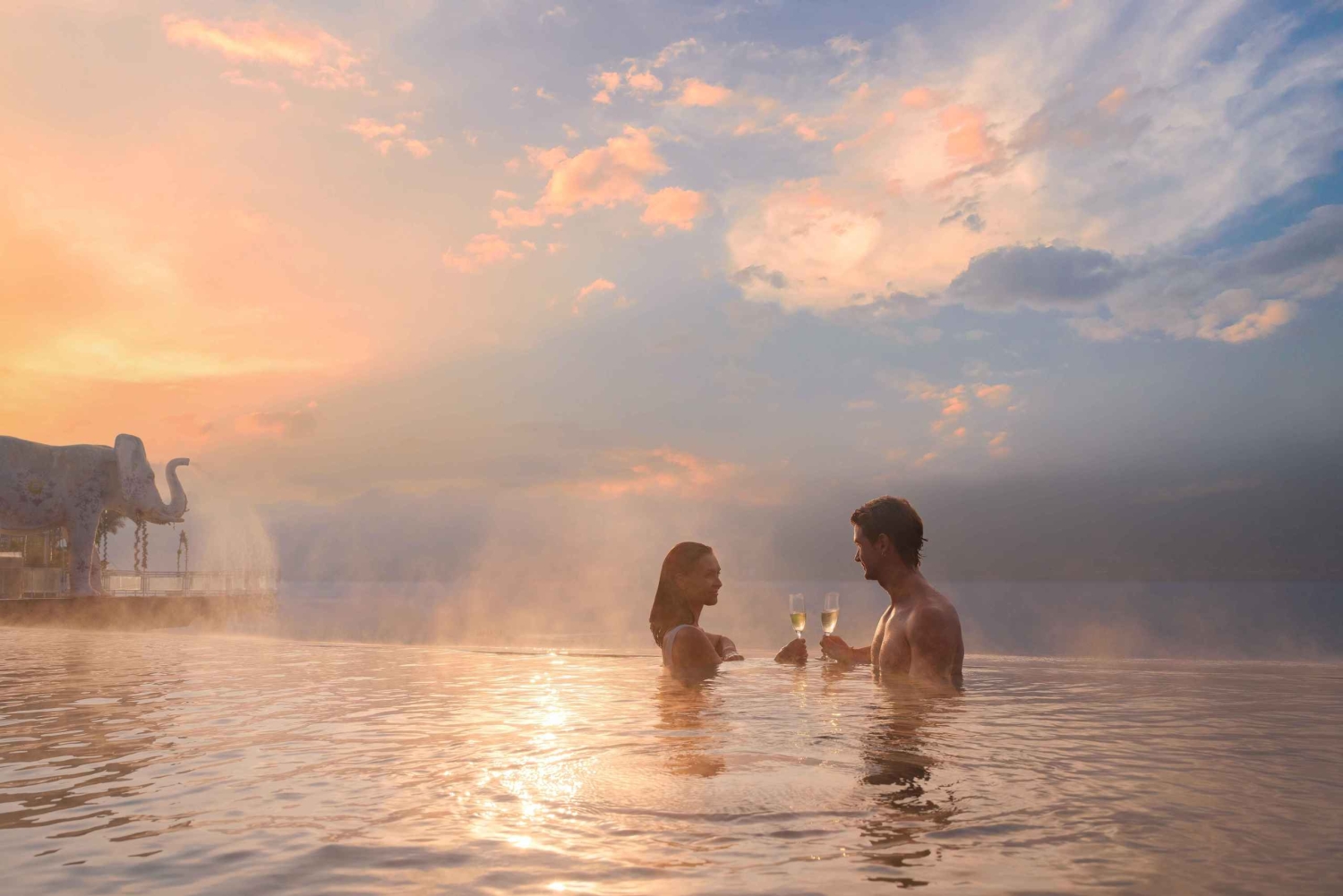 Bali/Baturin vuori: Toya Devasya luonnollinen kuuma lähde -lippu