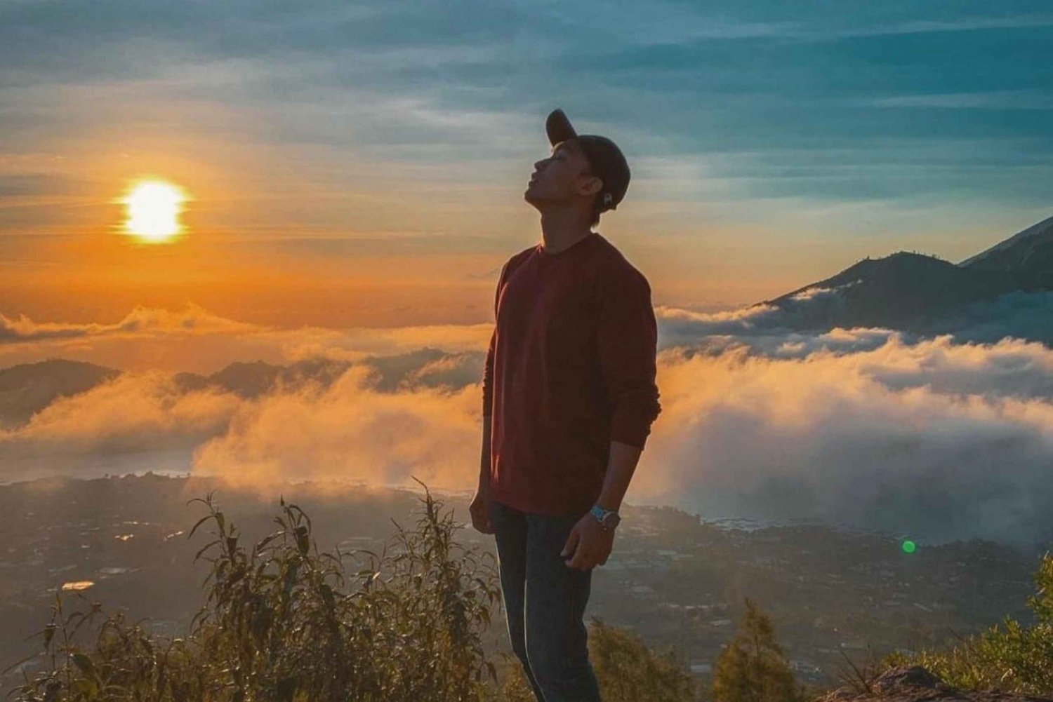 Bali : Randonnée au lever du soleil sur le mont Batur et sources d'eau chaude naturelles