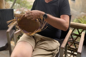 Bali-Munduk: Jungle Trek, Canoe & Bamboo Weaving Class