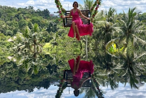 Bali Nature Swing & Relaxing Koi Garden Boat with Lunch