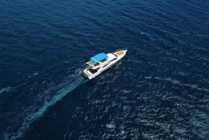 Bali: Nusa Penida Luxury Yacht with Manta Snorkel & Fishing
