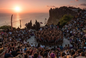 Bali: Padang Padang Beach, Uluwatu Temple & Kecak Dance Tour
