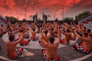 Bali: Padang Padang Beach, Uluwatu Temple & Kecak Dance Tour