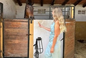 Bali : Balade à cheval premium sur la plage de Kudungu et dans les rizières