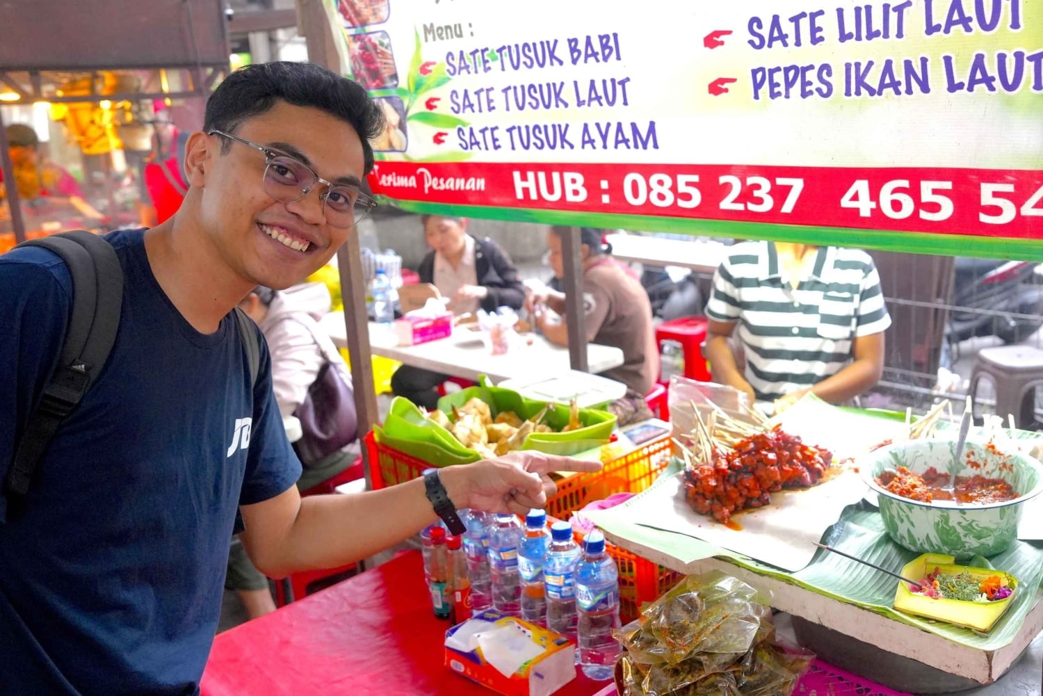 Bali: Privat kvällspromenad med kulinarisk upplevelse