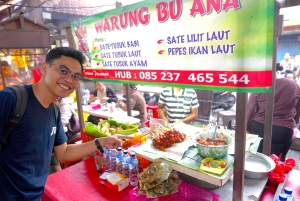 Bali: Privat kvällspromenad med kulinarisk upplevelse