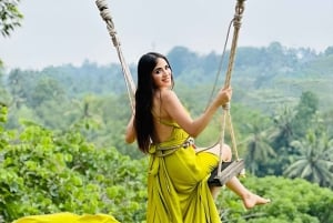 Бали: частный тур: качели в джунглях, водопад и рисовые поля