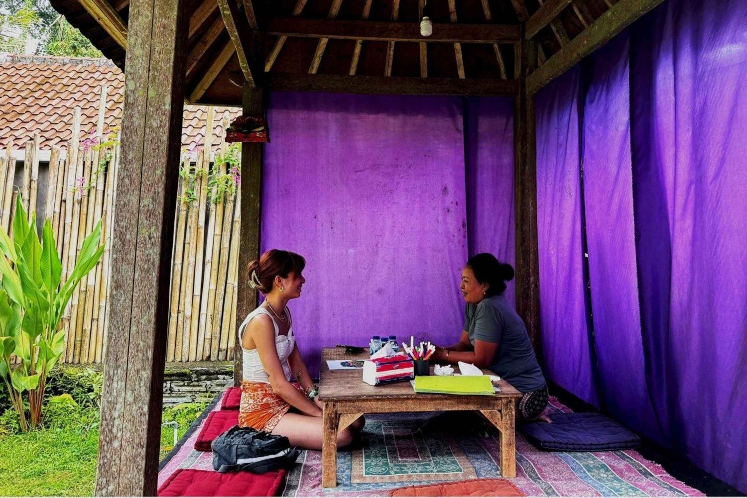 Bali privado : Templo del Agua Lectura de la Palma, terraza del arroz