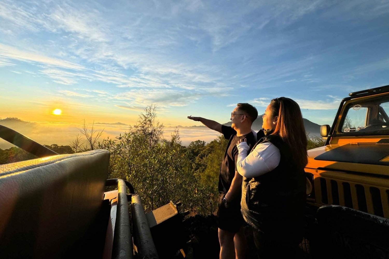 Bali: Tour particular de jipe ao nascer do sol e termas Tudo IncluÃdo