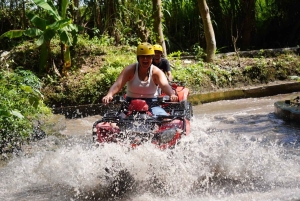 Bali Quad BIKE :ATV Ride in Ubud through Tunnel, Rice Fields