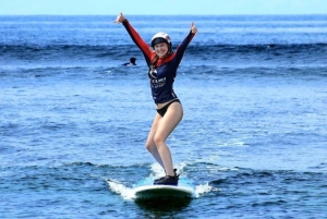 Bali/Sanur: prywatna lekcja surfingu dla wszystkich poziomów w szkole Rip Curl