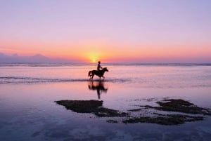 Bali : Randonnée à cheval sur la plage de Seminyak : une expérience exclusive