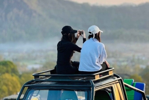 Bali: tour condiviso in jeep all'alba sul Monte Batur con sorgenti termali