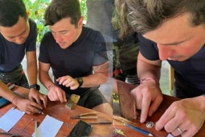 Bali: Workshop zur Herstellung von Silberschmuck im Dorf Sidemen