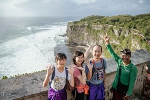 Bali: Praia de Padang, dança do fogo em Uluwatu Kecak e excursão a Suluban