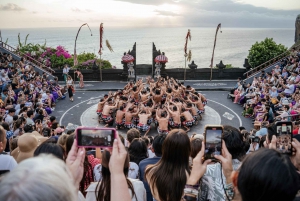Bali: Praia de Padang, dança do fogo em Uluwatu Kecak e excursão a Suluban