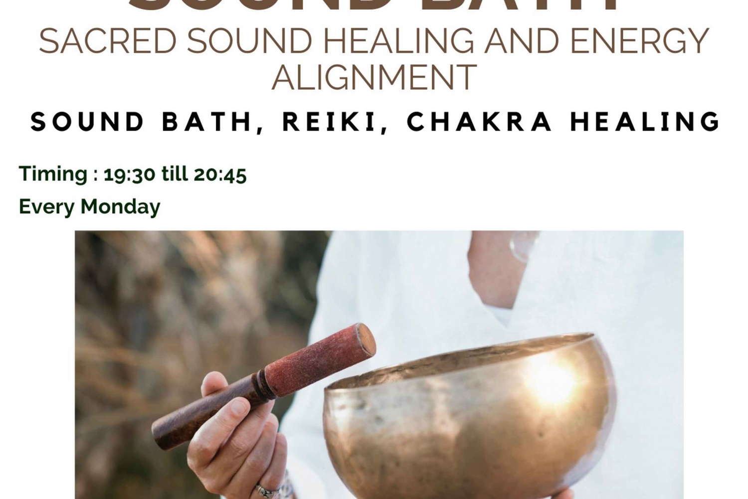 バリ島:ADDA YOGA でのサウンドヒーリングとエネルギー調整