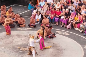 Solnedgang på Bali: uluwatu kecak-dans med transport tur-retur