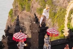 Zonsondergang op Bali: uluwatu kecak dans met retourtransfer