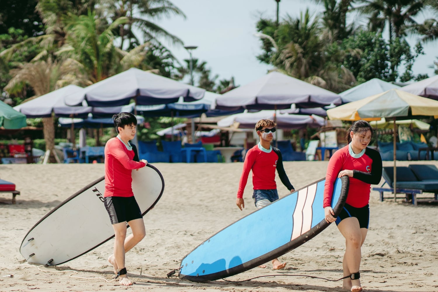 Bali: Surfing Lesson at Legian Beach by Tio Surf