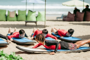 Bali: Surfing Lesson at Legian Beach by Tio Surf