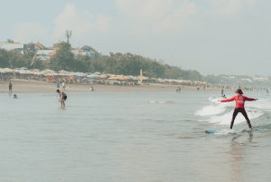 Bali: Surfing Lesson at Legian Beach by Tio Surf
