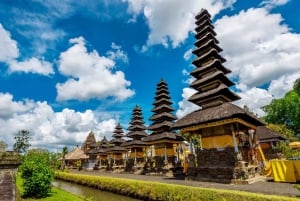 Bali: Taman Ayun og Tanah Lot Temple Solnedgangstur