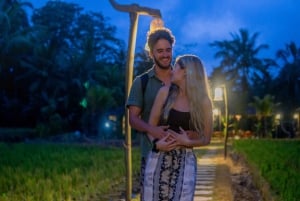 Bali: Tour en bicicleta por el pueblo de Taro con mágicas luciérnagas nocturnas
