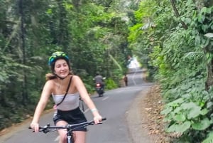 Bali: Tour en bicicleta por el pueblo de Taro con mágicas luciérnagas nocturnas