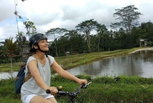 Bali: Tour en bicicleta por el pueblo de Taro con mágicas luciérnagas nocturnas