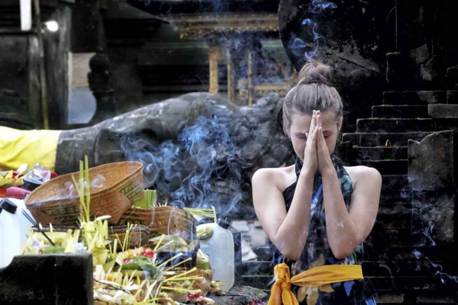 Bali: Tirta Empul Spirituel udrensning, shamanistisk healingtur