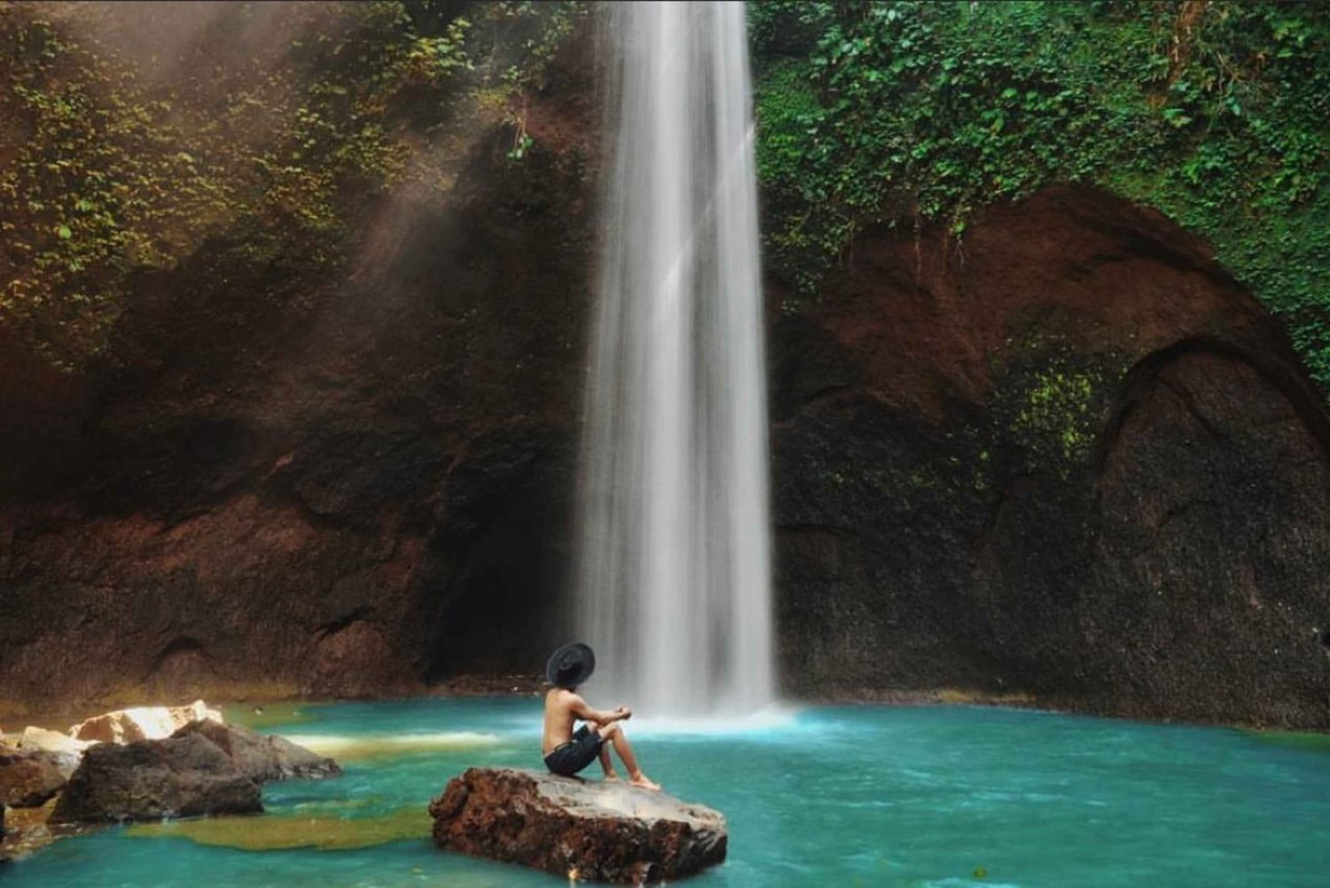 Bali: De 3 bedste vandfald. Tempel og risterrasse