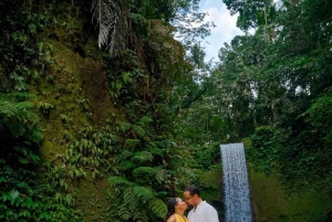 Bali: De 3 bedste vandfald. Tempel og risterrasse
