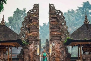 Bali: De 3 bedste vandfald. Tempel og risterrasse