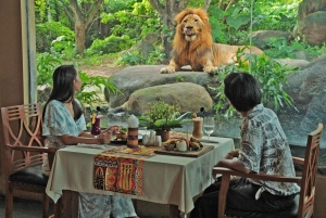 Bali Tour: diner met wilde dieren in de dierentuin