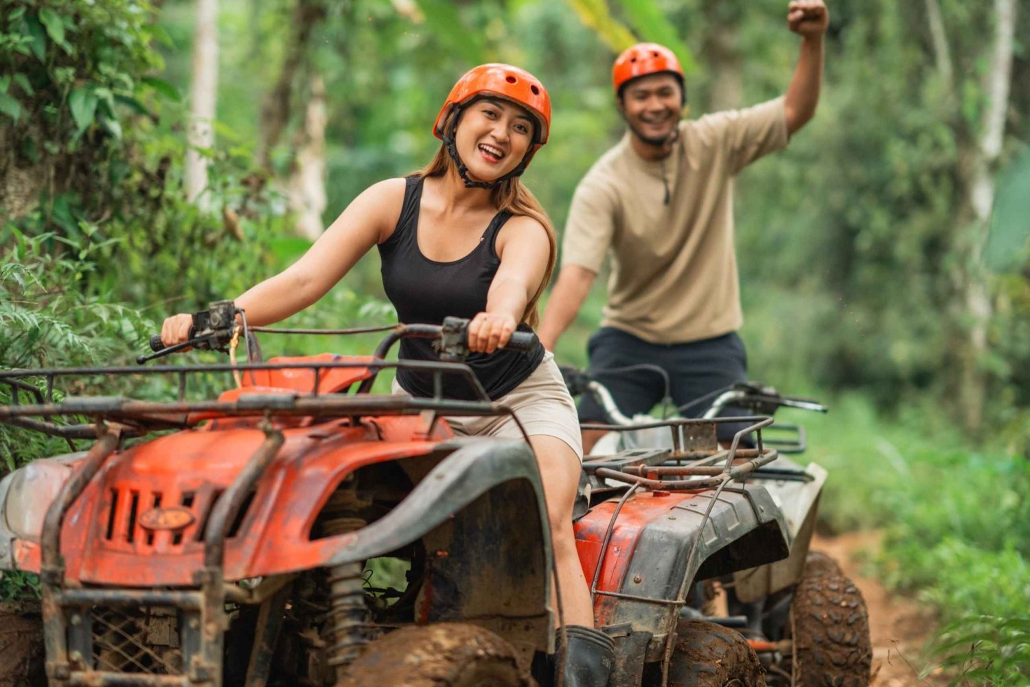 Bali: Ubud Adventure, ATV, apeskog og fossetur