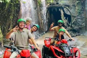バリ島：ウブドで四輪バギーアドベンチャー（ドラゴンの洞窟とランチ付き）