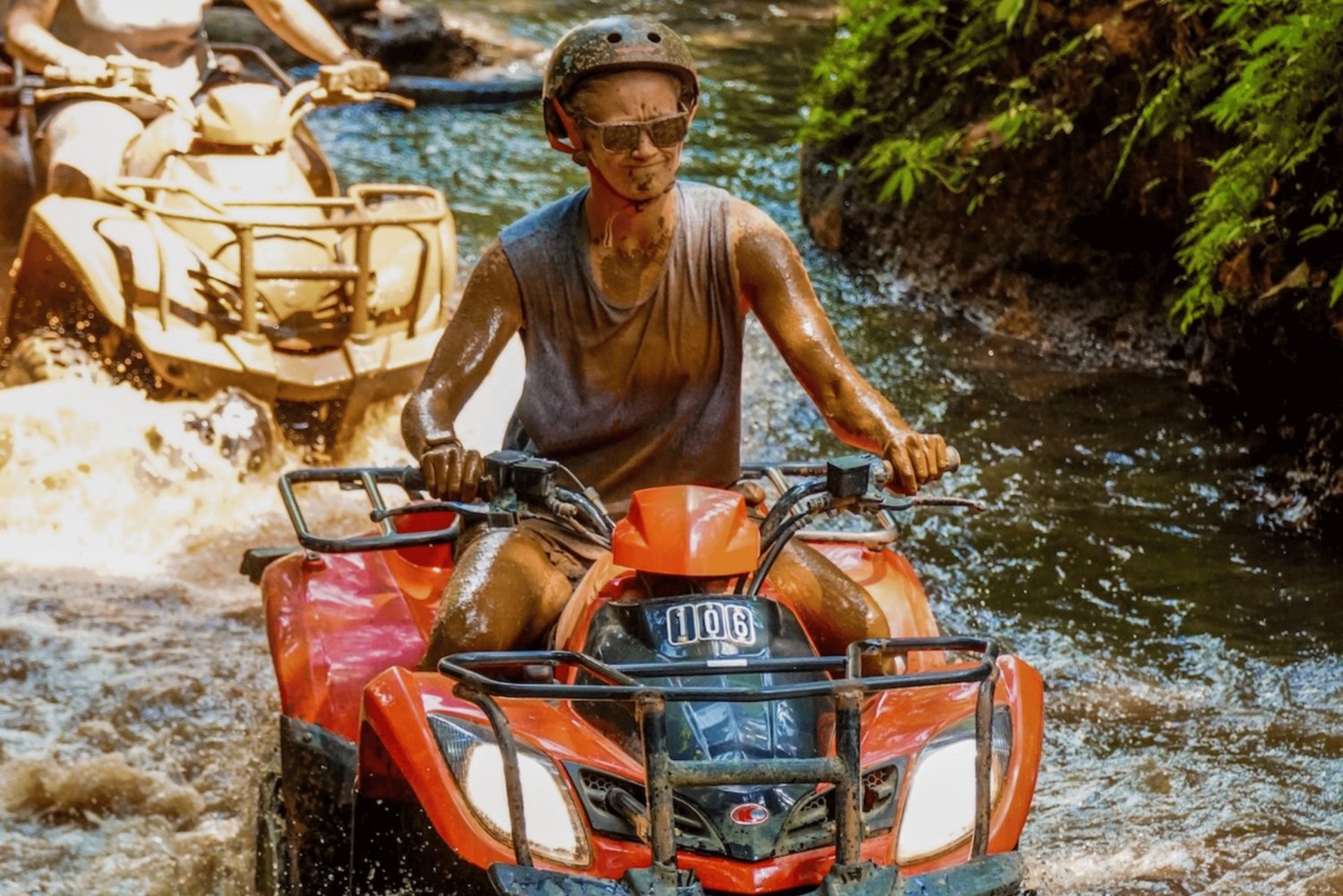 All-terrain vehicle a Bali: Gorilla Cave e pranzo al Cretya Sunset