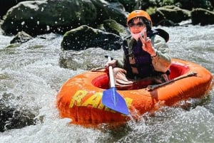 Ubud: ATV-quad med Gorilla Face Cave og river tubing