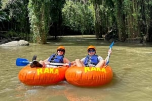 Ubud: ATV-quad med Gorilla Face Cave og river tubing