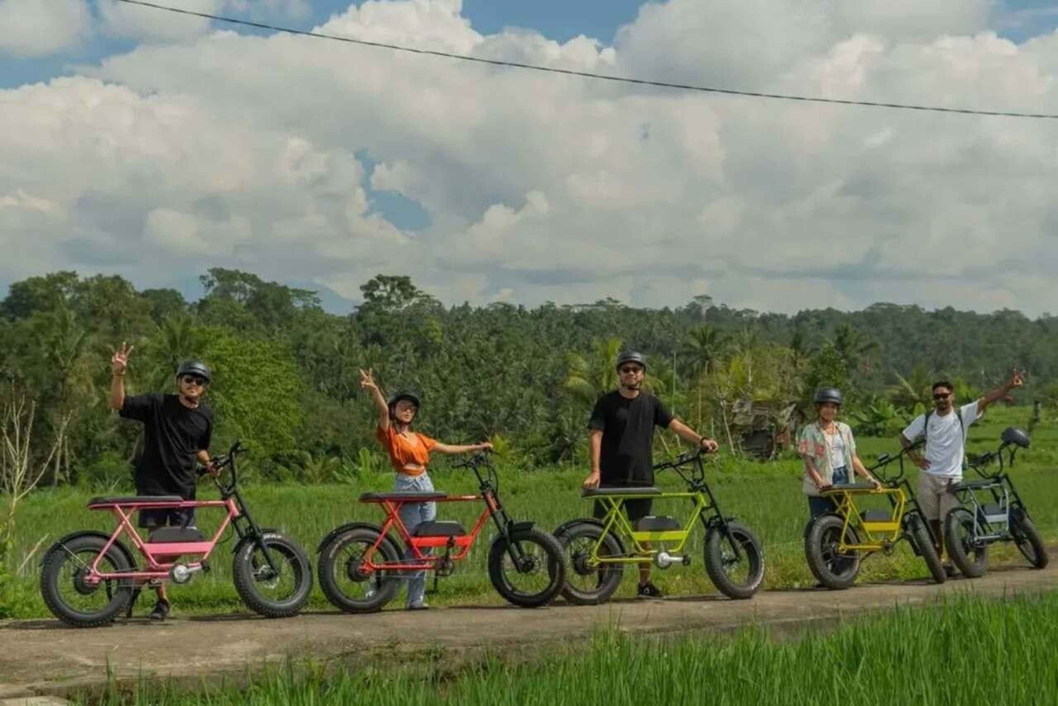 Bali: Ubud Electric Fat goBike Tour with Lunch & Pickup