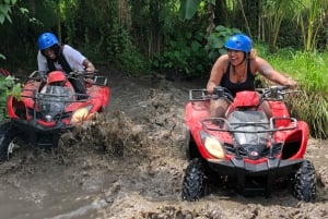 Bali: wycieczka quadem po jaskini Gorilla Cave i wodospadem z posiłkiem