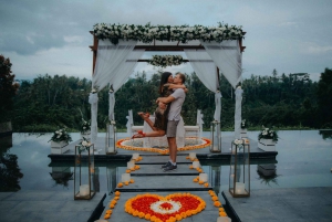 ウブドのホテルまたはリゾートでプロの写真撮影（編集付き