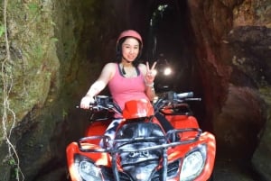 Bali: Tour in quad nella giungla, nel fiume, nelle cascate e nei tunnel di Ubud