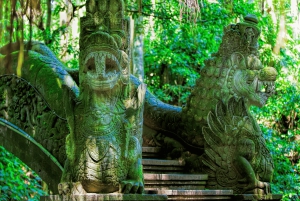 Bali: Privat tur i abeskoven i Ubud, luksusbil