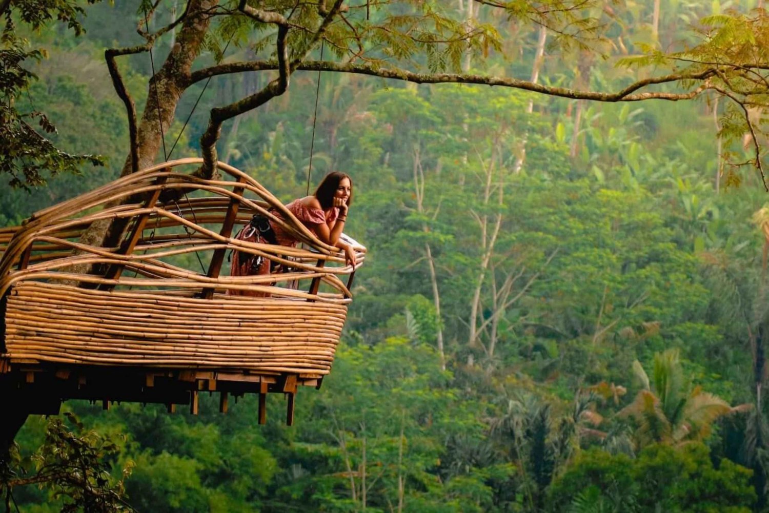 Bali: Excursión al Atardecer por el Bosque de los Monos de Ubud, Tegalalang y Uluwatu