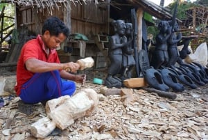Bali : rizières en terrasses d'Ubud, temples et volcan