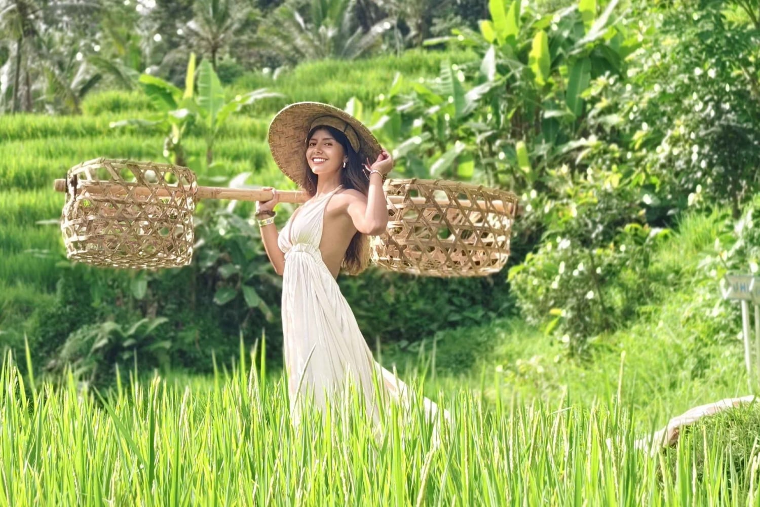 Bali: Ubud Swing, Zipline, SkyBike i en privat risterrass