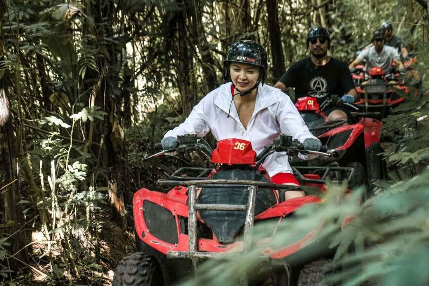 Bali: Ubud Tandem ATV Quad Ride with Lunch and gorilla cave