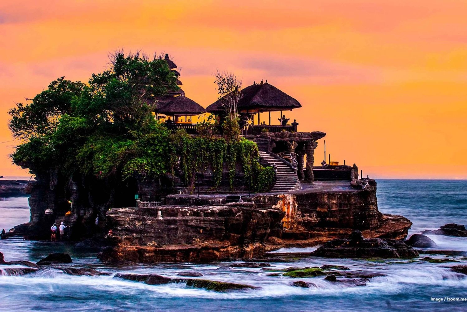 Bali: Tour delle cascate di Ubud, delle terrazze di riso e del tramonto di Tanah lot